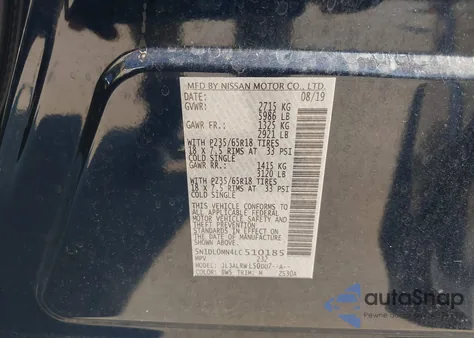 2020 Infiniti Qx60 Luxe из США, поврежденный, VIN 5N1DL0MN4LC510185